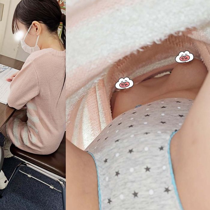 賞味期限は3日。貴重な太ももが超細い可愛い子発見＆おっぱいまで丸見えだった
