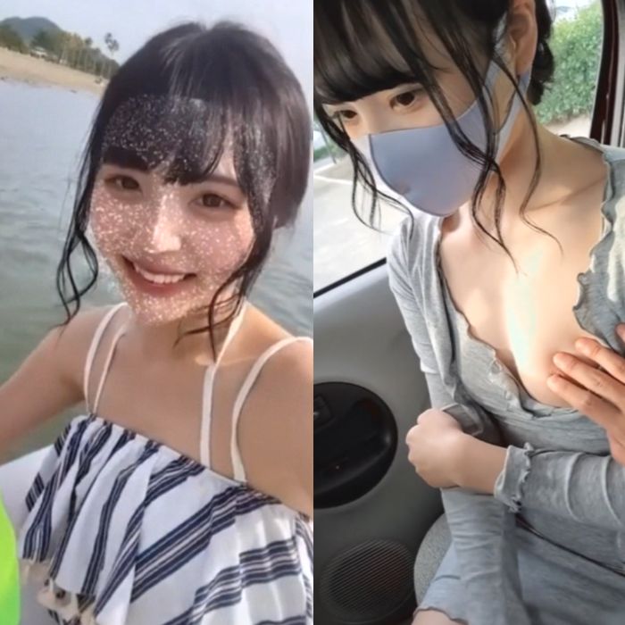 大学の可愛い白肌美乳の後輩ちゃんとデート後に車内とホテルで生ハメしたった【高画質動画特典付】