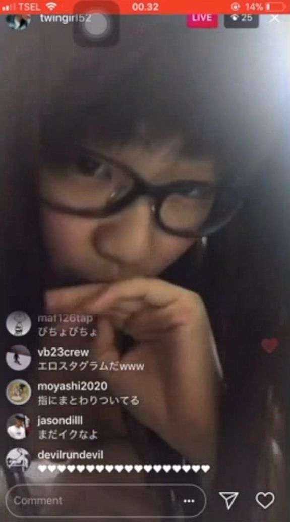 「あーやば・・・きもち・・・」現役Kちゃんがイン●タライブで本気オナを配信