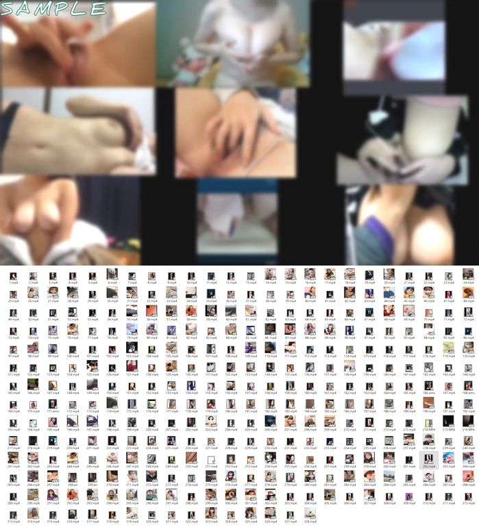 【合計300ファイル超】素人チャットオナニーまとめ