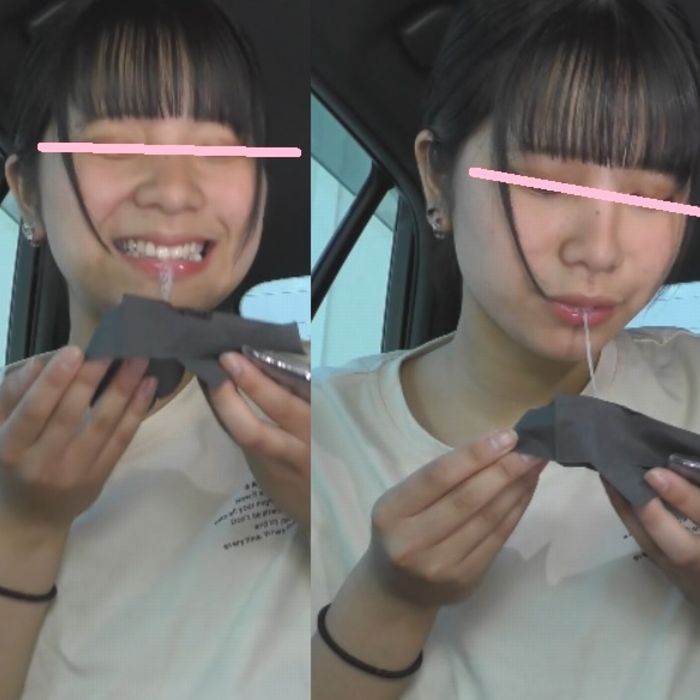 マキちゃん頑張って車内フェラからの口内発射